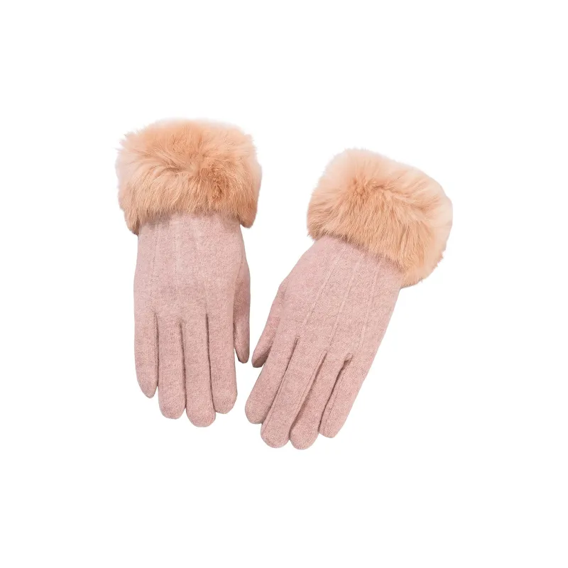Shanghai Story Wool Blend Knit Gloves Women's 5 Colors-0