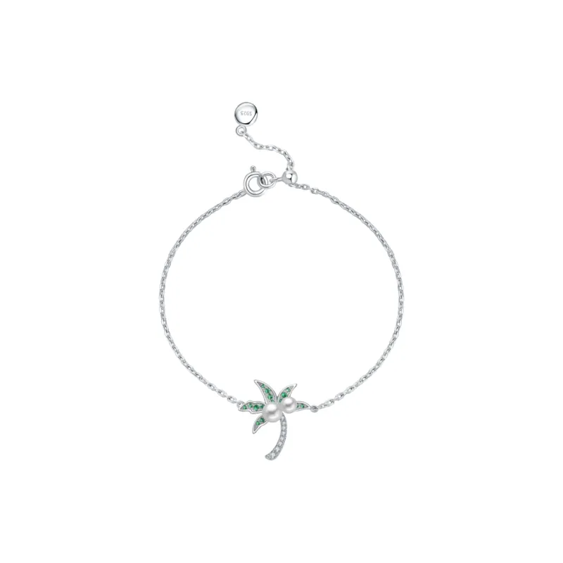 BABYBEI 925 Silver Pearls Bracelets Women's-0
