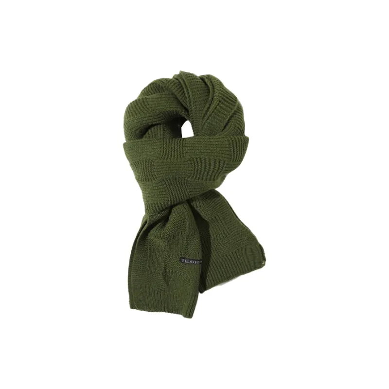 15 MINS Knit Scarves Unisex Multiple Colors-3