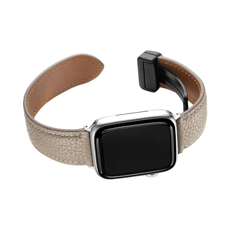 ZHENGGUANG Watch Band Apple Compatibility Cowhide Leather Material-7