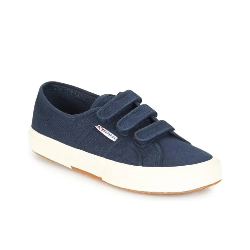SUPERGA Low Top Casual Shoes Unisex Blue-2