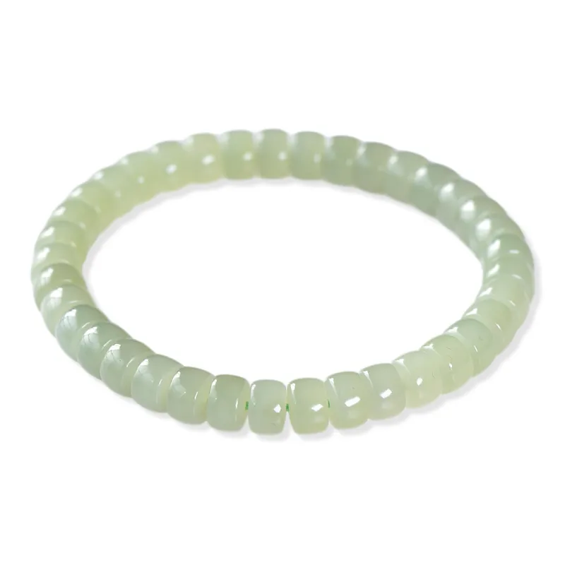 The Call Of The Heart Hetian Jade Bracelets Green Jade Unisex-0