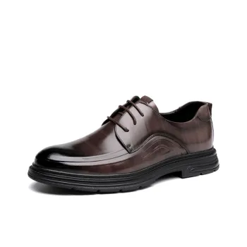 ΛOLUNKΛ Men's Casual Shoes Men Low Top Black/Coffee