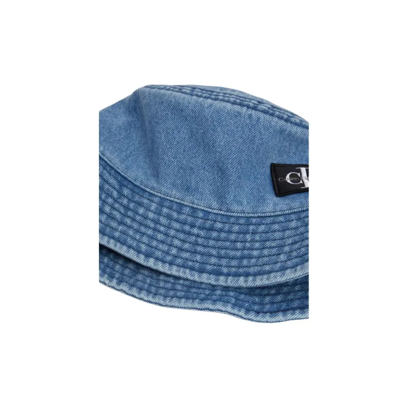 Calvin Klein Logo-patch Denim Bucket Hat-1