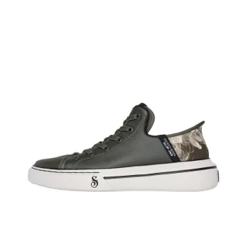Snoop Dogg x Skechers Anti-Slip Wear-Resistant Low-Top Casual Shoes Men's Olive Green