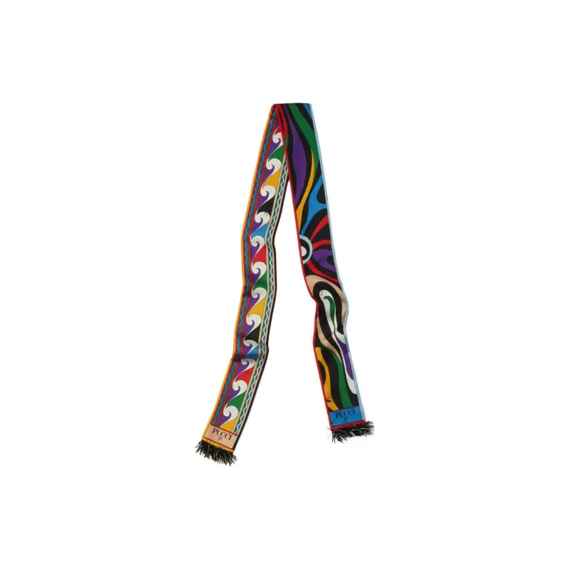 EMILIO PUCCI Small Orchidee print Silk Scarf-0