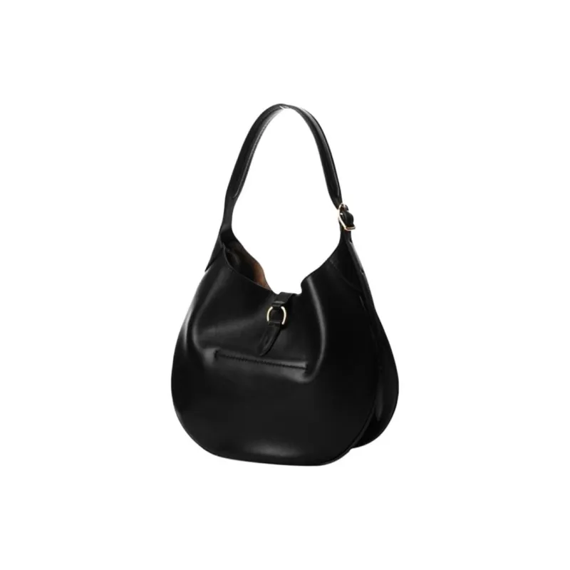 Polo Ralph Lauren Polo ID Calfskin Handbag, Shoulder Bag Regular Women's Black-2