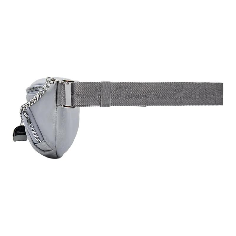 Champion Fabric With Synthetic Leather Fanny Pack Regular Unisex Iron Blue/Photon Gray/Black-4