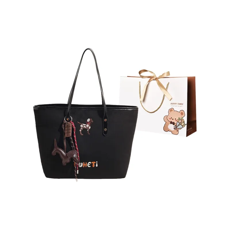 ERANGBEAR PU Tote Bag, Shopping Bag, Handbag, Shoulder Bag Women's Multicolor-4