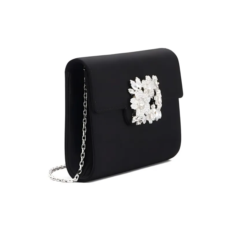 Roger Vivier Bouquet Buckle Mini Clutch Bag-1