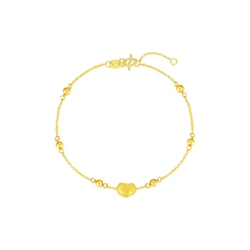 Lao Feng Xiang Gold Bracelet Women's