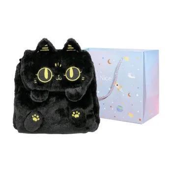 GOX Plush Backpack Regular Women's Black