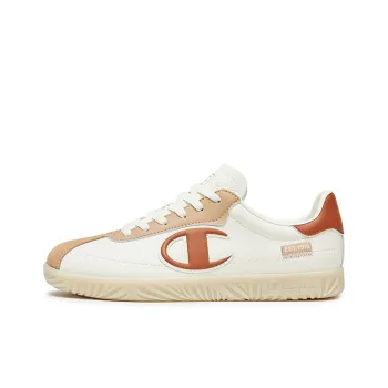 Champion Low Top Skateboard Shoes Unisex Milk White/Sesame Brown