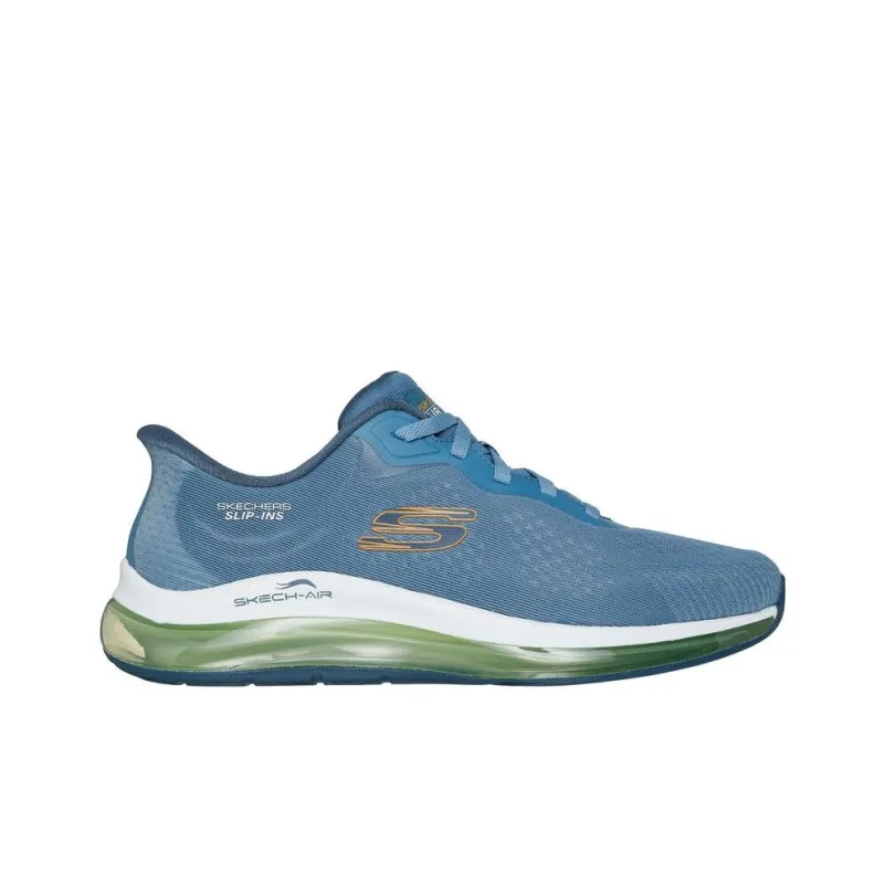 Skechers Skech-Air Element 2.0 Anti-Slip Wear-Resistant Low-Top Casual Running Shoes Men's Blue-1