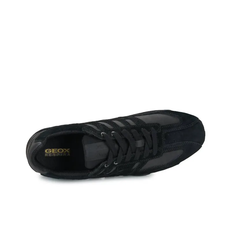 GEOX Snake Low Top Casual Shoes Men's Black-5