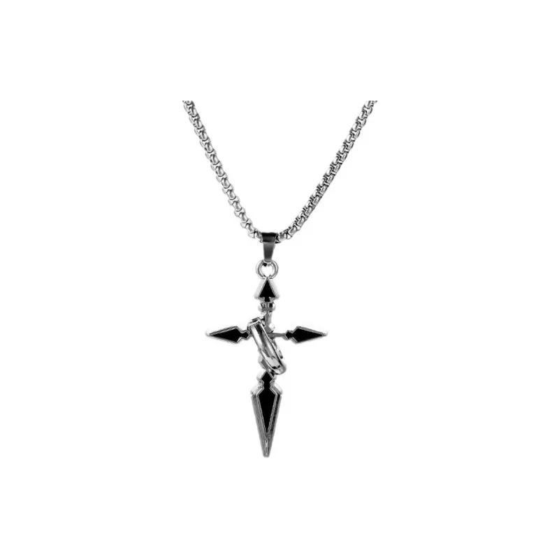 J&KINGLAY Titanium Steel Necklaces Unisex-0