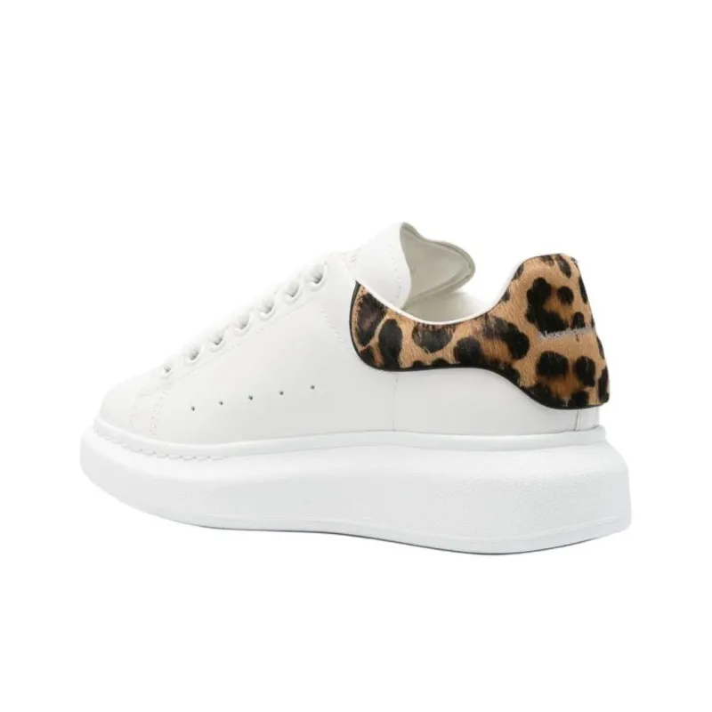 Alexander McQueen Leopard Detailed Lace Up Sneakers Women's-3