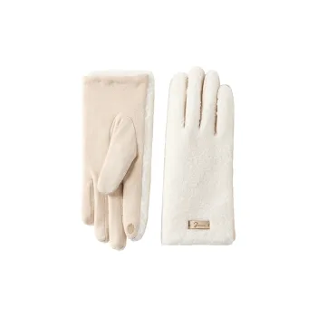 JIUMU Plush Warm Gloves Women's