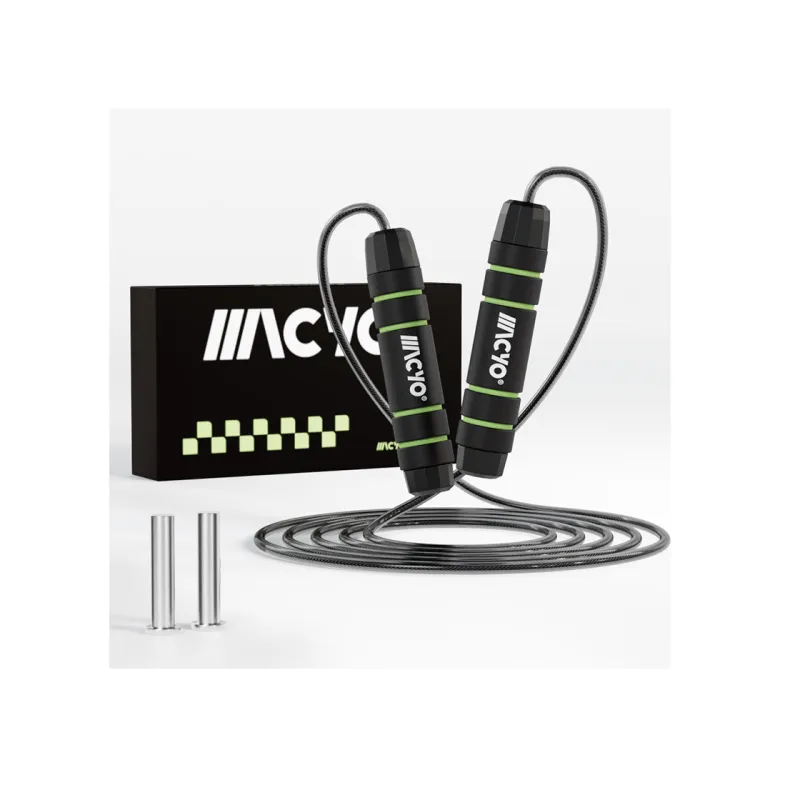 MACYO Fitness Training Non Countable Jump Ropes Fitness Crowd PVC+Steel Wire Rope, Foam Controller-6