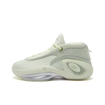FILA FUSION Abrasion Resistant Mid Top Basketball Shoes Men's Canary Green