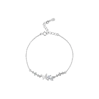 KING OF BLING 925 Sterling Silver With Zircon Bracelets Women's Year Of The Snake Good Luck