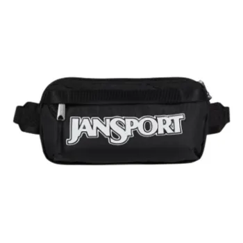 JanSport Recycled Nylon Fanny Pack Unisex Black