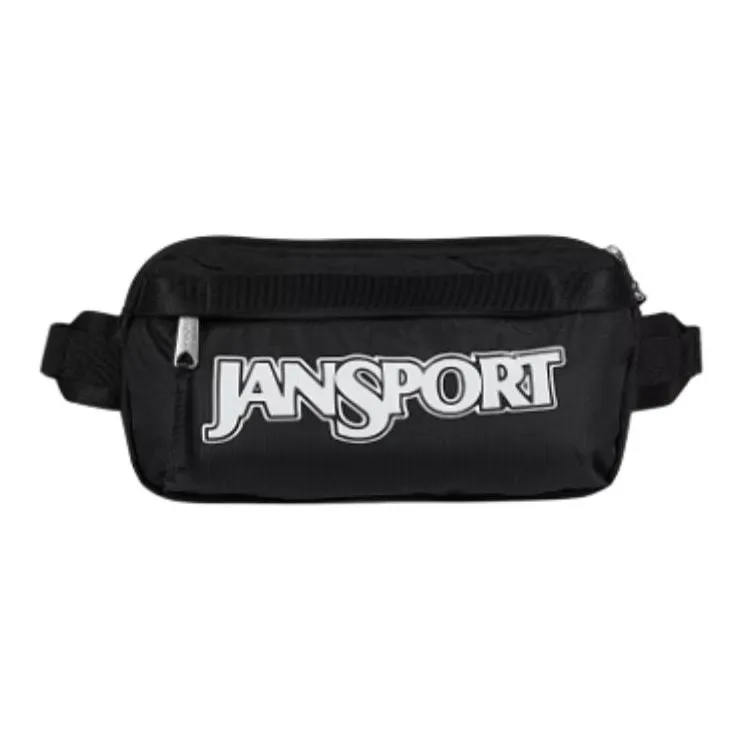 JanSport Recycled Nylon Fanny Pack Unisex Black-0