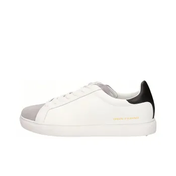 ARMANI EXCHANGEAE Low Top Skateboard Shoes Men's White Gray