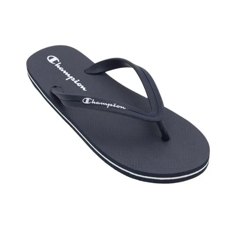 Champion Rubber Sole Abrasion-Resistant Flip Flops Men's Black-3