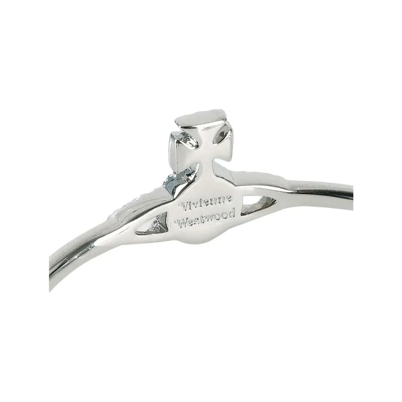 Vivienne Westwood Grace Bas Relief Open Bangle-4