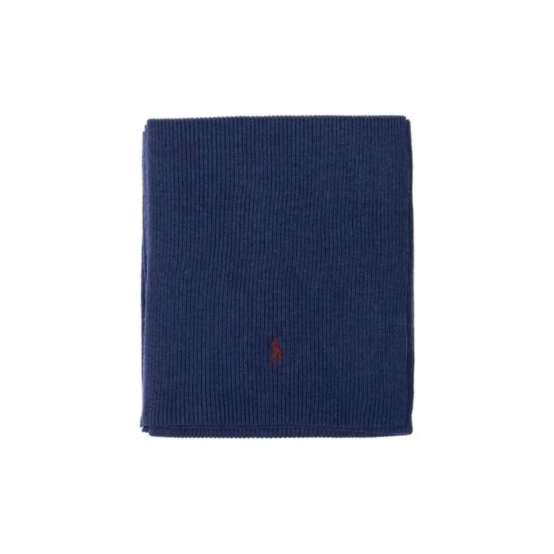 Polo Ralph Lauren Pony Embroidered Ribbed Knit Scarf-0