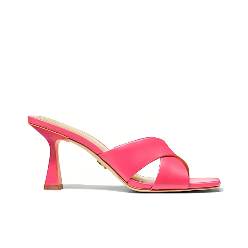MICHAEL KORS Clara Slip-Resistant Slide Slippers Women's Pink-1