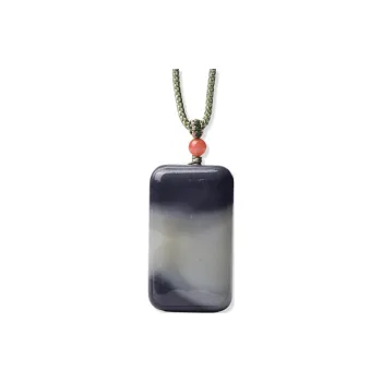 The Call Of The Heart Hetian Jade Pendants Blue And White Unisex