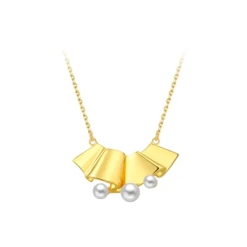 BABYBEI Shell Pearl Necklaces Women's