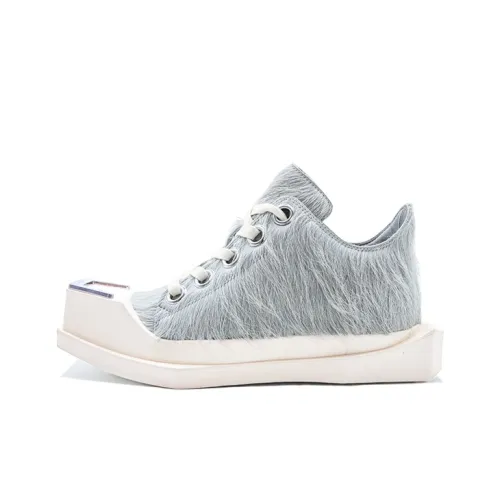 ANCIENT FOSSIL Low Top Skateboard Shoes Unisex Gray