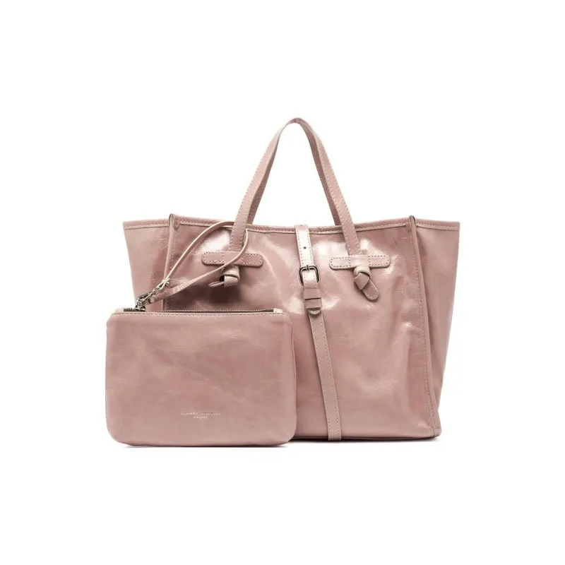 GIANNI CHIARINI Marcella Logo Patch Tote Bag-2