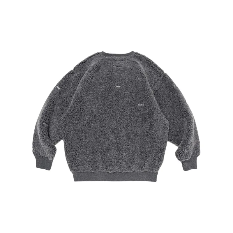 WTAPS Logo patch Fleece Sweatshirt-2