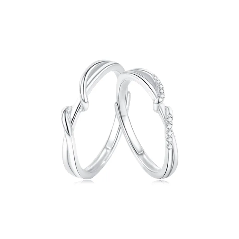 STQ S999 Fine Silver Rings Unisex-0