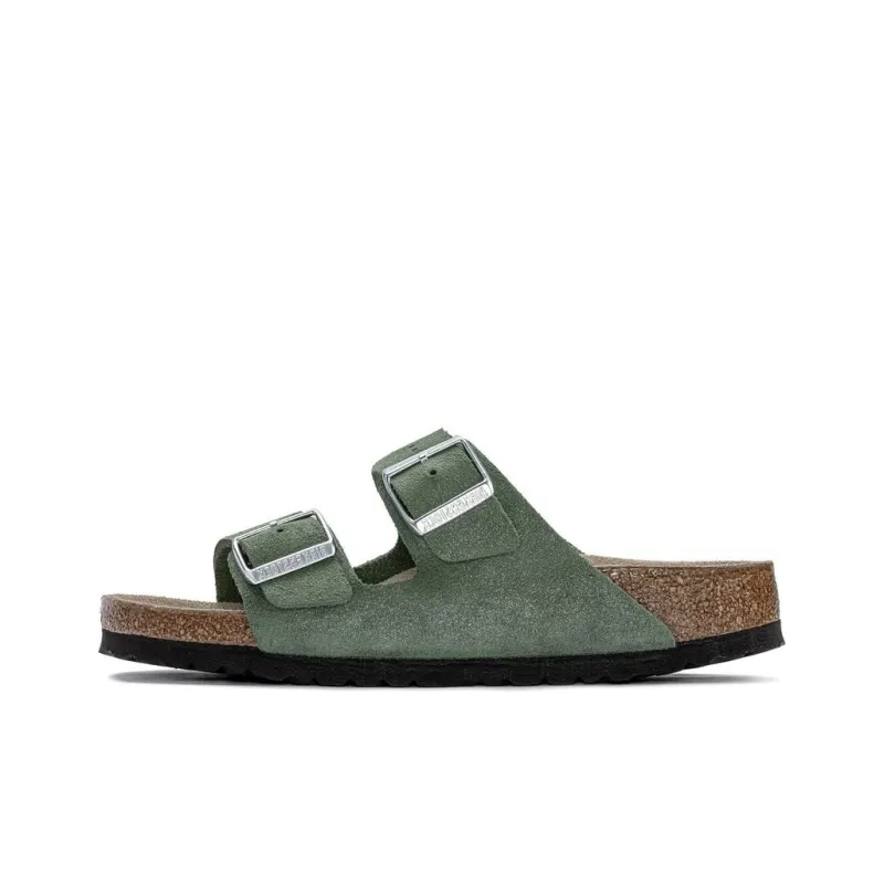Birkenstock Arizona Series EVA Slip-Resistant Slide Slippers Women's Green Regular-0