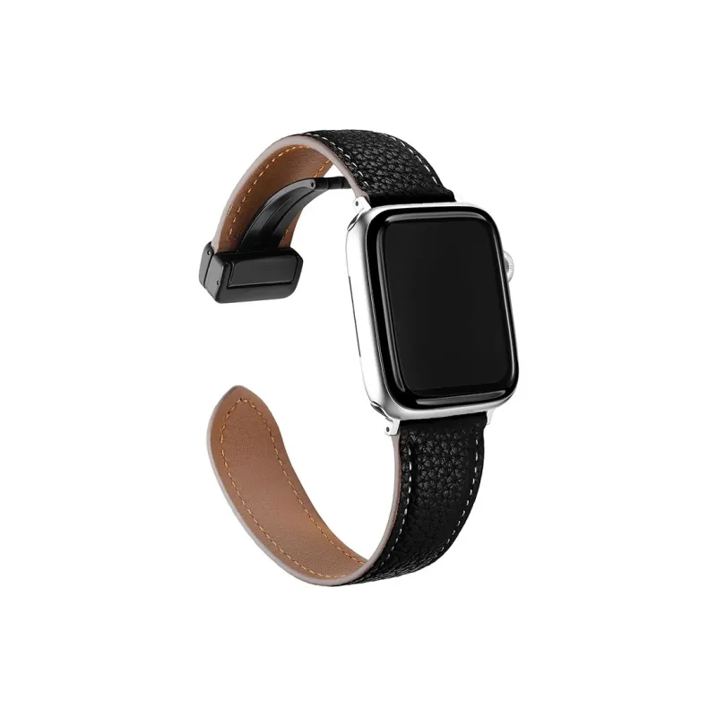 ZHENGGUANG Watch Band Apple Compatibility Cowhide Leather Material-15