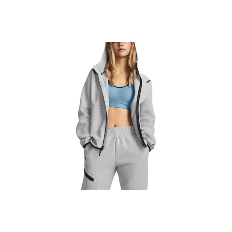 Under Armour Jackets Coats Unisex Modern Gray Includes Necklace-4
