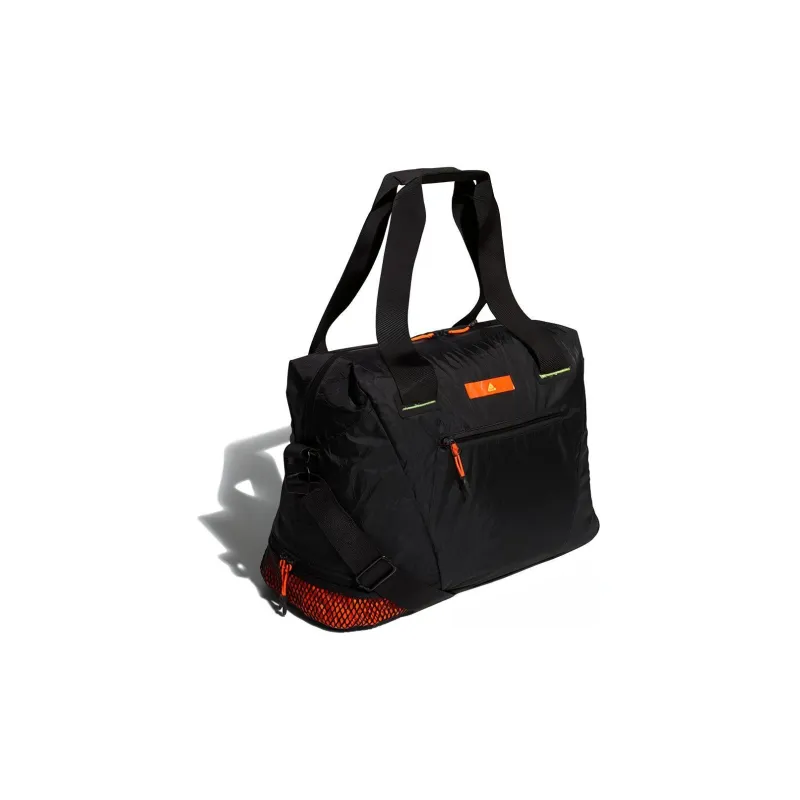 Adidas Polyester Spandex Tear Resistant Fabric Handbag Regular Men's Black-1