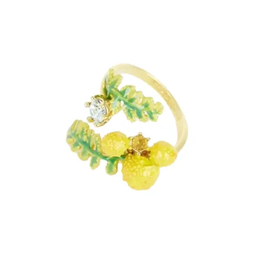 LES NEREIDES Brass Rings Women's Gold