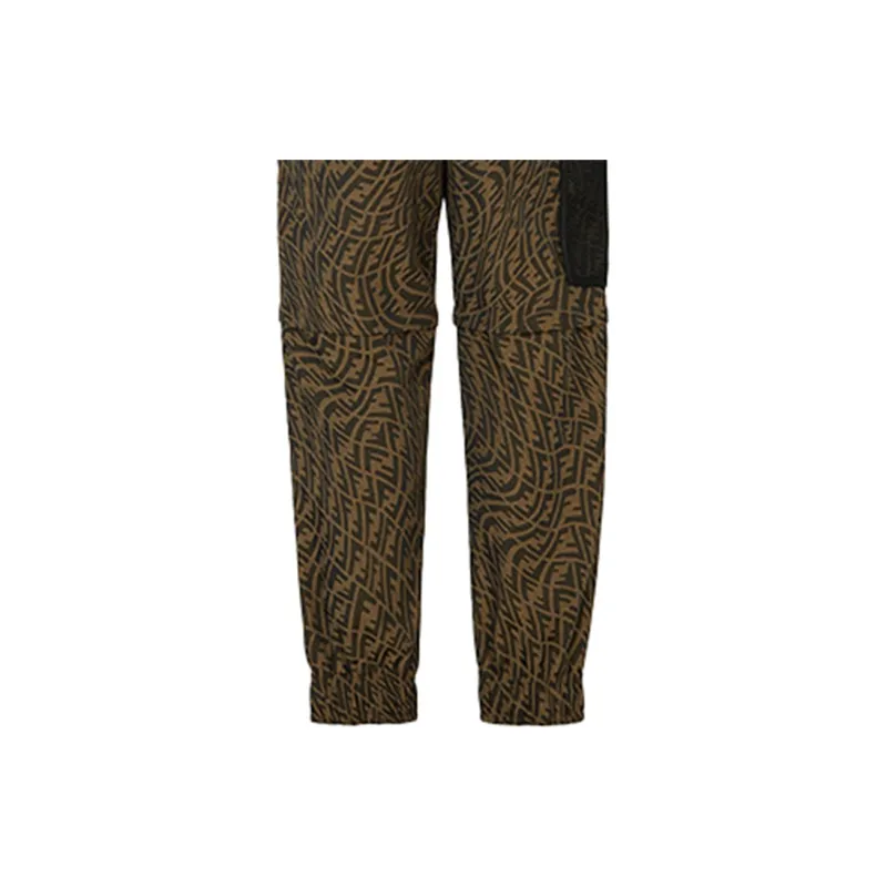 FENDI FW21 Cargo Pants Men's Brown-8