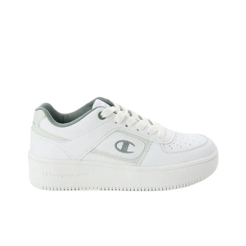 Champion Foul Play Platform BS Low-Top Skateboard Shoes Women's White-1