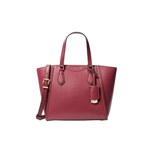 MICHAEL KORS TARYN Leather tote Liuto Bag Shopping Bag Shoulder Bag Crossbody Bag Handbag Small Size Women's Rose Red
