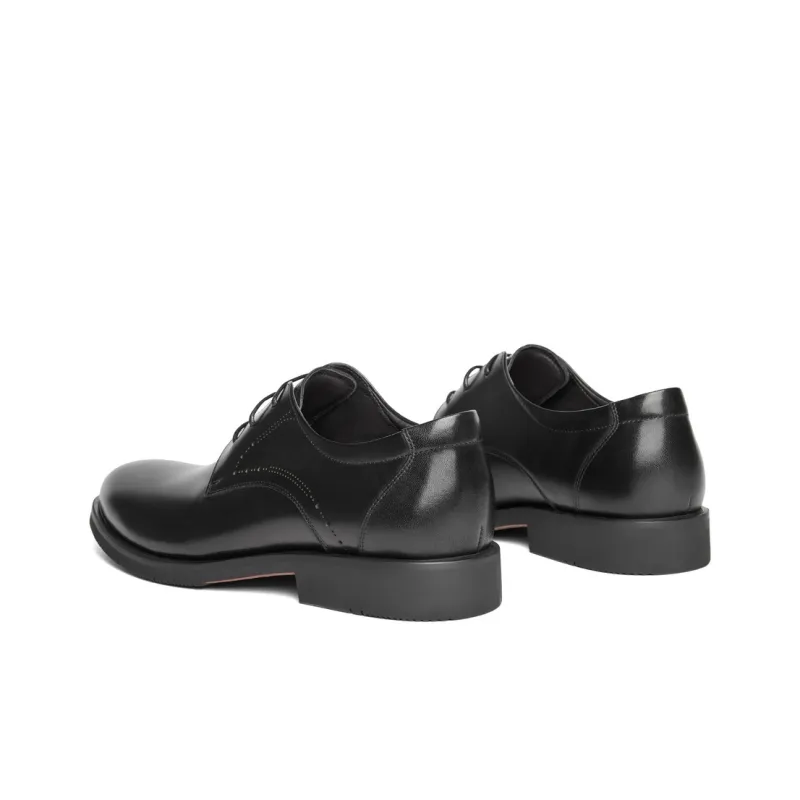BELLE Dress Shoes Men Low Top Black/Coffee-19
