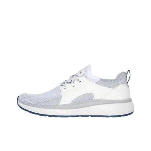 Skechers Relaxed Fit Casual Shoes Men Low-Top White Gray