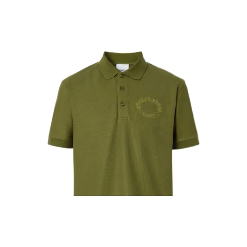 Burberry FW22 Polo Shirt Men's Green-3