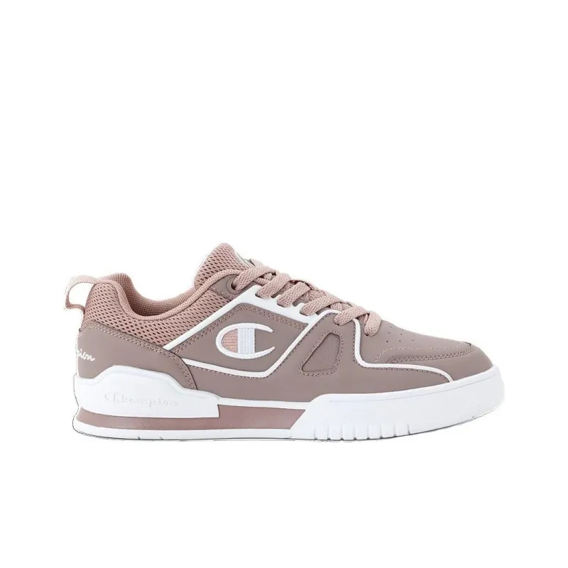 Champion Cushioning Anti Slip And Wear Resistant Low Top Casual Shoes Women's Gray Pink-1